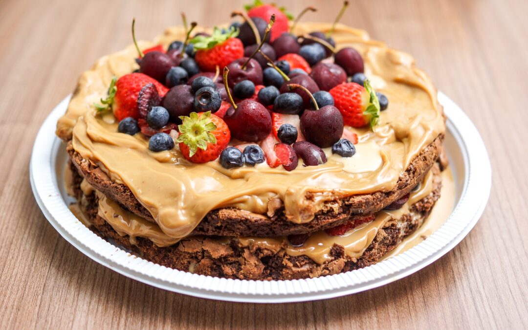 Fruit-Topped Cake #3